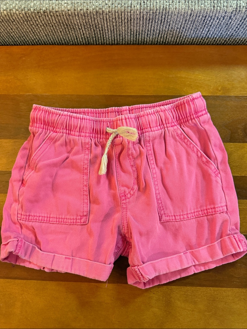 Cat & Jack Pink Girls' Casual Drawstring Shorts